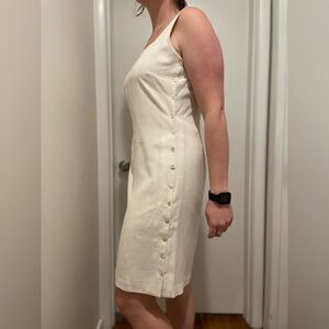 Tommy bahama 100% silk shift dress white